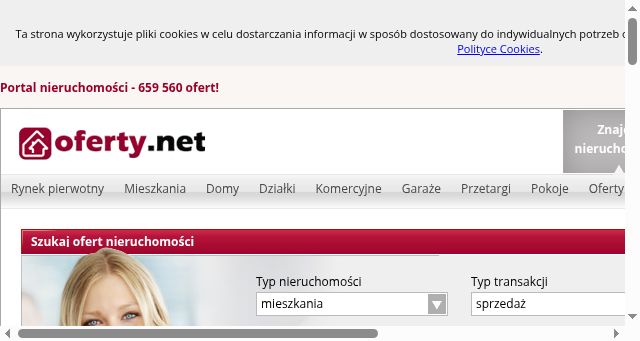 Screenshot of oferty.net