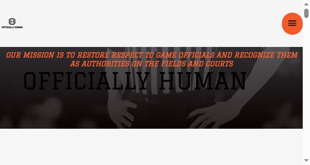 Screenshot of officiallyhuman.org