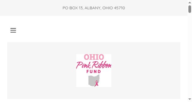Screenshot of ohiopinkribbon.org