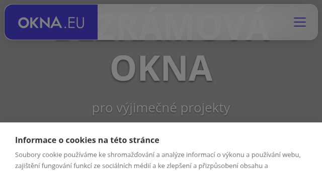 Screenshot of okna.eu