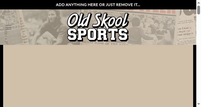 Screenshot of oldskoolsports.com.au