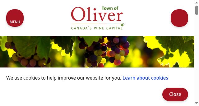 Screenshot of oliver.ca