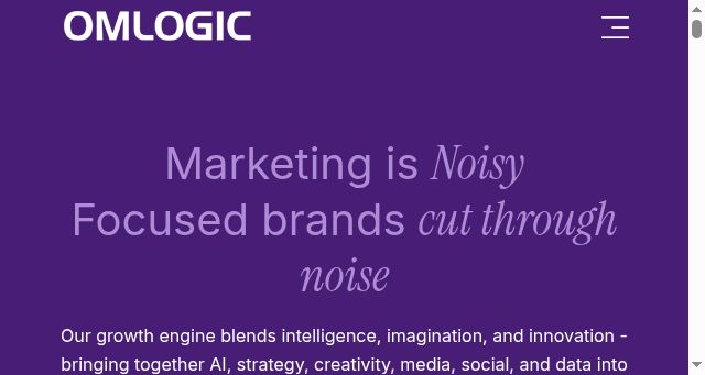 Screenshot of omlogic.com