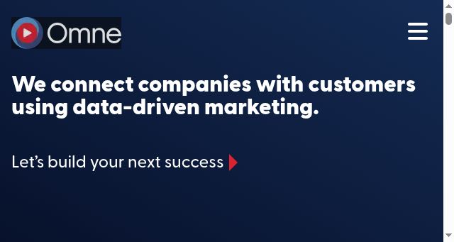 Screenshot of omneresults.com