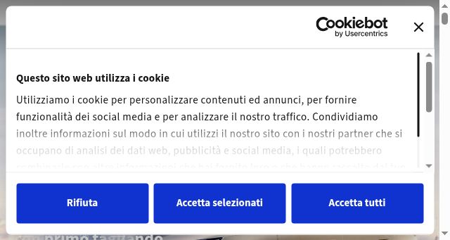 Screenshot of omodajaecooitalia.com