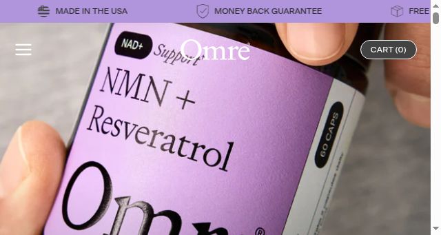 Screenshot of omre.co