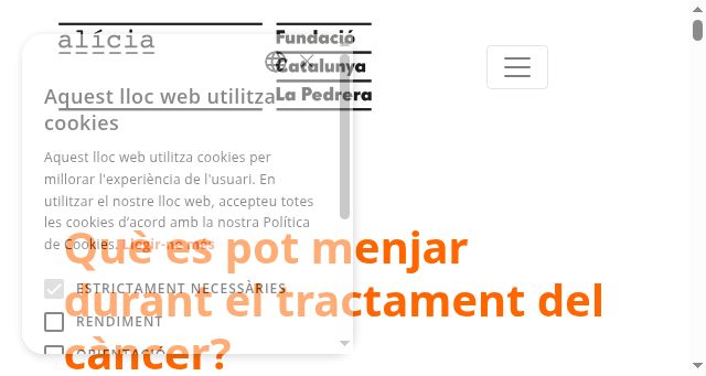Screenshot of oncoalicia.com