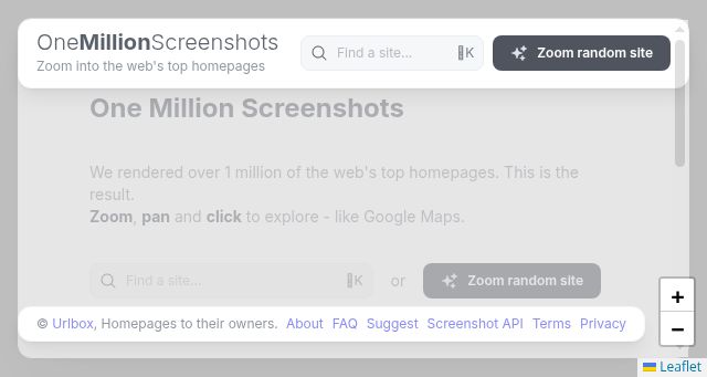 Screenshot of onemillionscreenshots.com