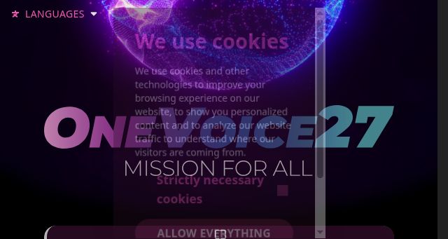 Screenshot of onevoice27.org