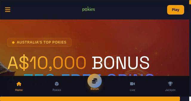 Screenshot of onlinepokies.cc