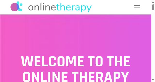 Screenshot of onlinetherapy.com