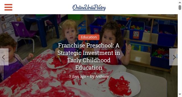 Screenshot of onlineurdupoetry.com