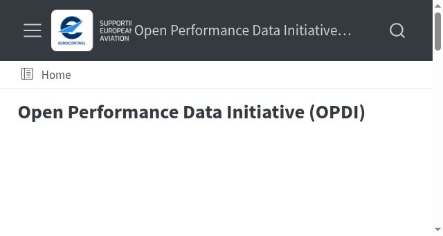 Screenshot of opdi.aero