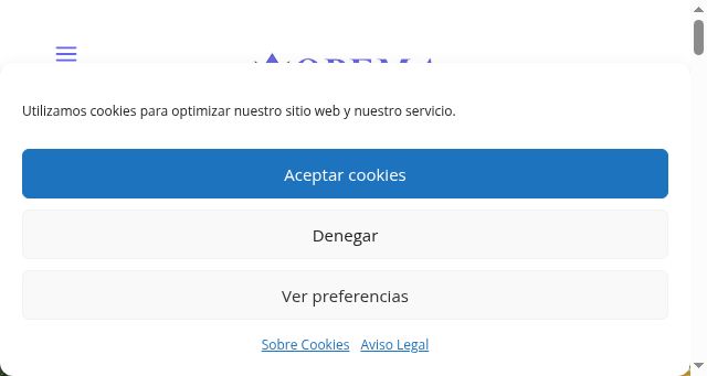 Screenshot of opema.com