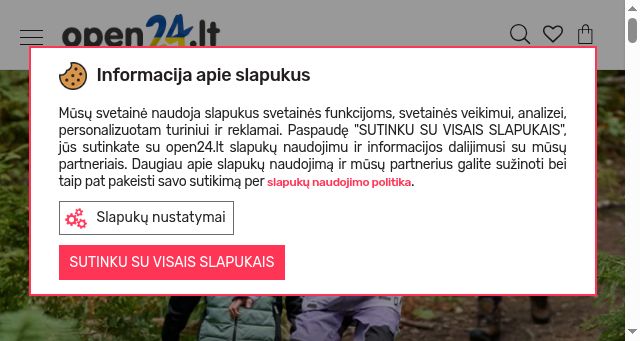 Screenshot of open24.lt