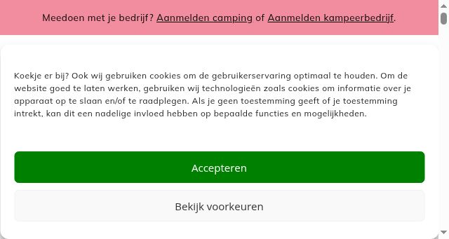 Screenshot of opencampingdag.nl
