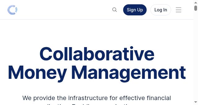 Screenshot of opencollective.com
