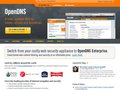 Screenshot of opendns.com