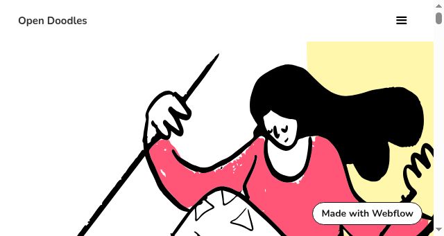 Screenshot of opendoodles.com