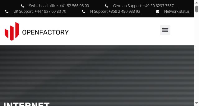 Screenshot of openfactory.net