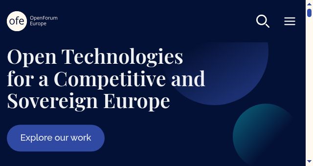 Screenshot of openforumeurope.org