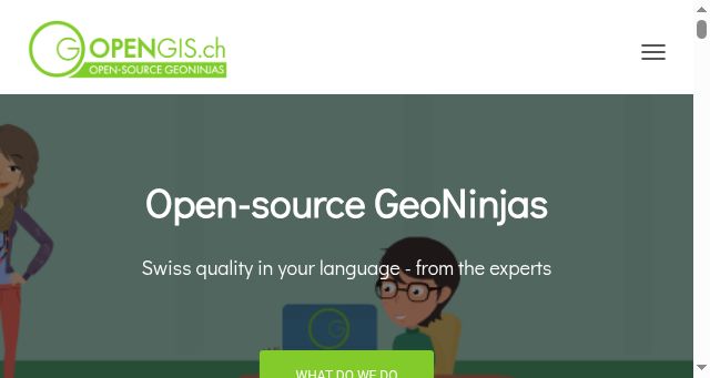 Screenshot of opengis.ch