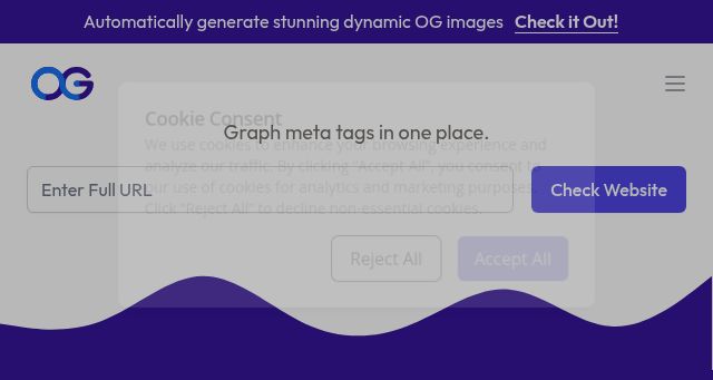 Screenshot of opengraph.xyz