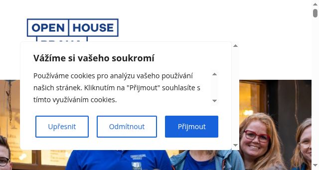 Screenshot of openhousepraha.cz
