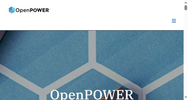 Screenshot of openpower.foundation