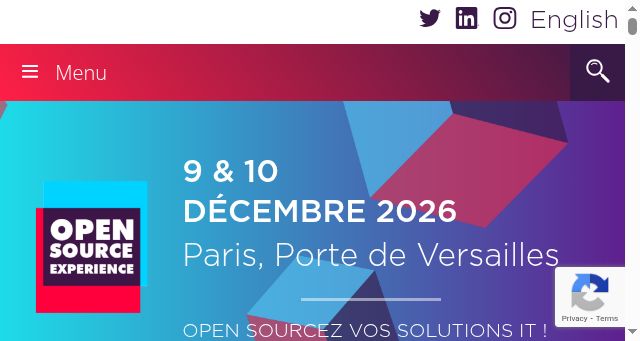 Screenshot of opensource-experience.com