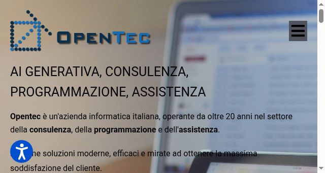 Screenshot of opentec.it