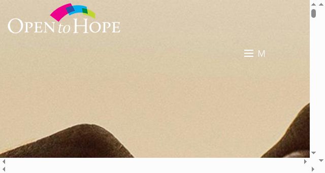 Screenshot of opentohope.com