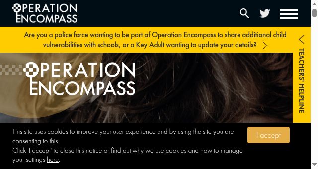 Screenshot of operationencompass.org
