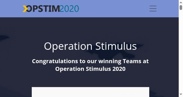 Screenshot of operationstimulus.org
