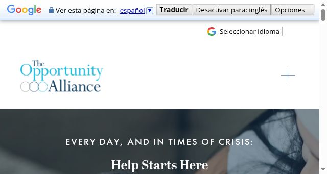 Screenshot of opportunityalliance.org