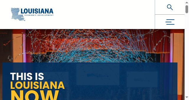 Screenshot of opportunitylouisiana.gov
