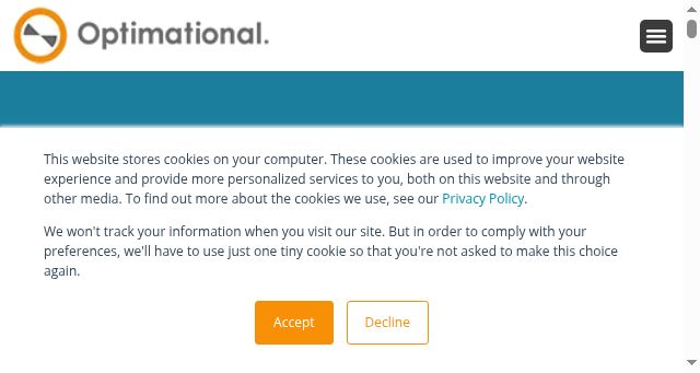 Screenshot of optimational.com