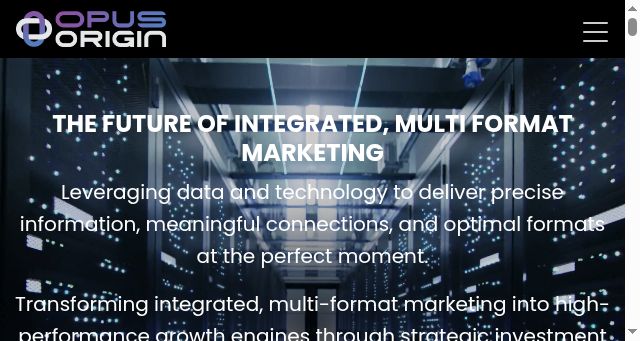 Screenshot of opusorigin.com