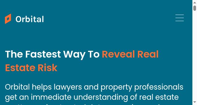 Screenshot of orbital.tech