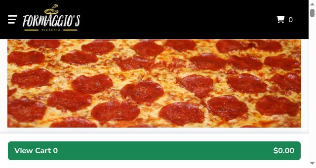 Screenshot of orderformaggiospizzerianj.com