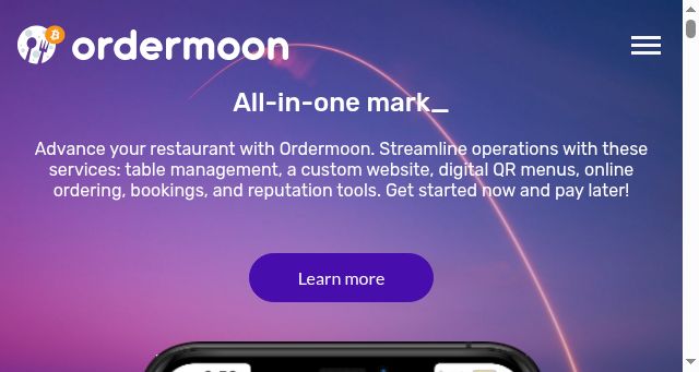 Screenshot of ordermoon.com