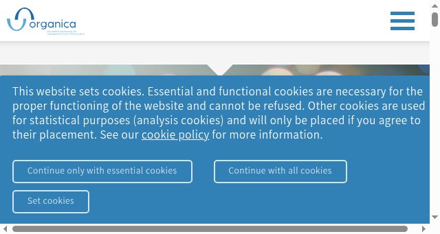 Screenshot of organica.technology