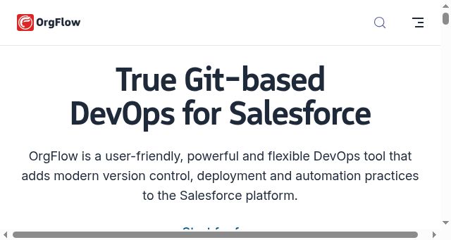 Screenshot of orgflow.io