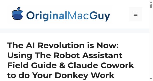 Screenshot of originalmacguy.com