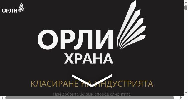 Screenshot of orlihrani.eu