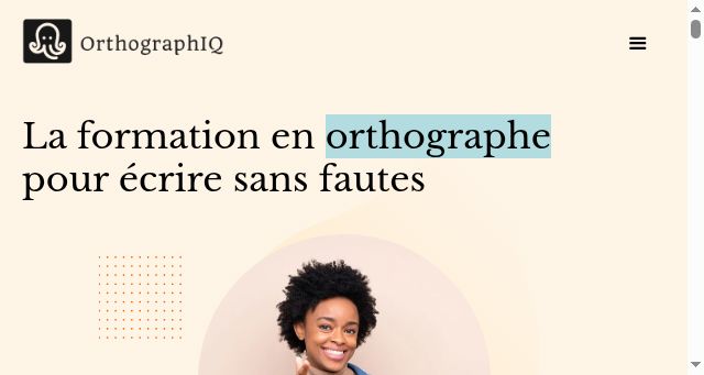 Screenshot of orthographiq.com