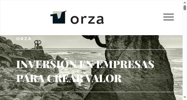 Screenshot of orza.info