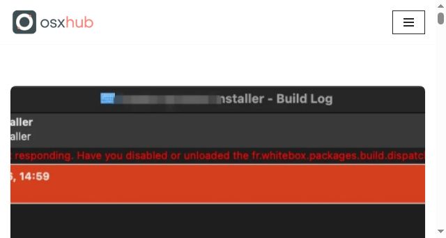 Screenshot of osxhub.com