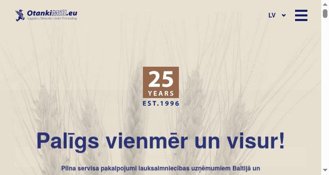 Screenshot of otankimill.eu