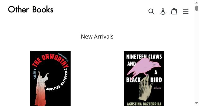 Screenshot of otherbooksla.com